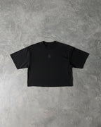 (CropTop) DSPLN LIFTING CLUB - BLACK ON BLACK
